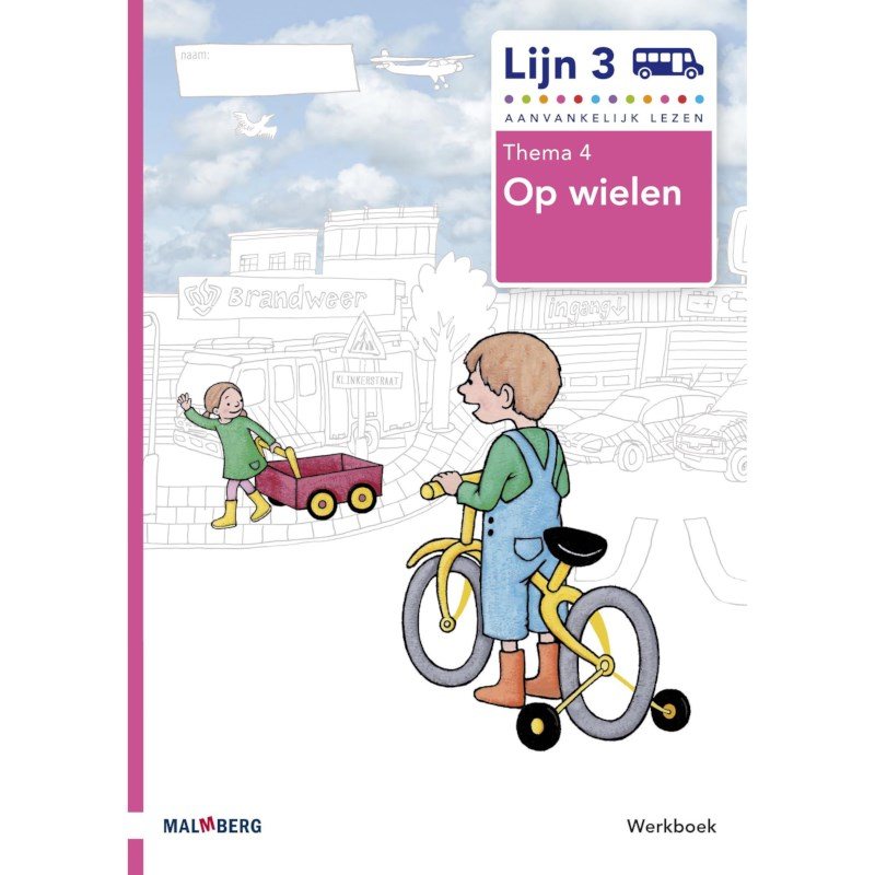 Lijn 3 Werkboek thema 4 Op wielen (per stuk)