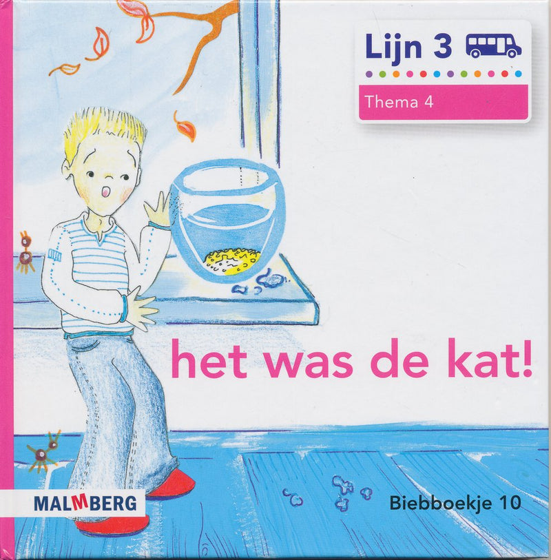 Lijn 3 Biebboekje 10, thema 4, het was de kat!