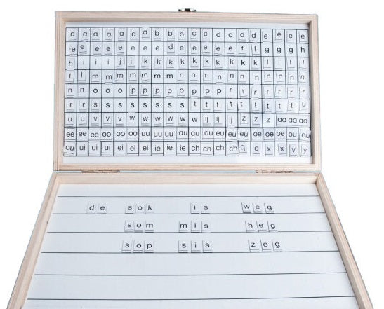 Magnetische Letterdoos