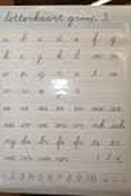 Klassikale letterkaart Handschrift versie 1