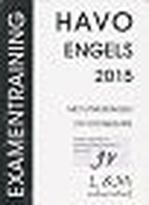 Examentraining HAVO Engels 2015