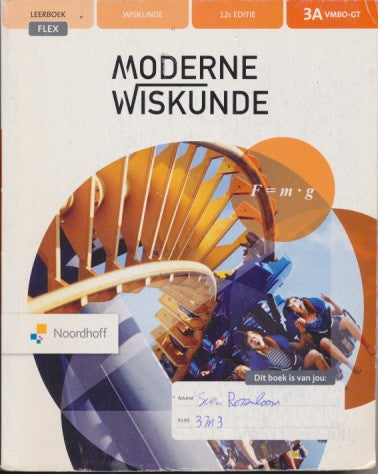 Moderne Wiskunde 12e editie Leerboek 3A VMBO-GT