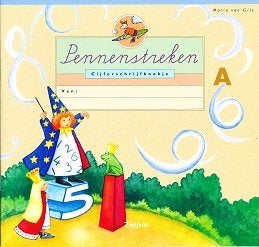 Pennenstreken cijferschrijfboekje A (per stuk)