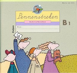 Pennenstreken versie 1 schrijfboekje B1 (per stuk)