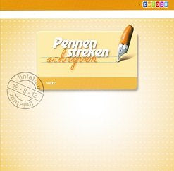 Pennenstreken versie 2 lijntjesschrift 12-8-12 mm (per 5 stuks)