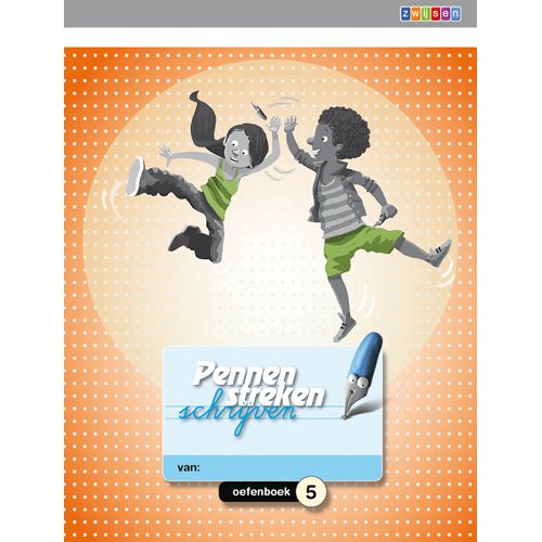 Pennenstreken versie 2 Oefenboek 5 verbonden schrift (per 5 stuks)
