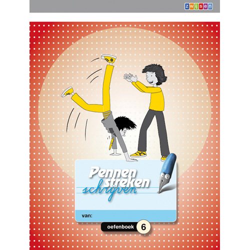 Pennenstreken versie 2 Oefenboek 6 verbonden schrift (per 5 stuks)