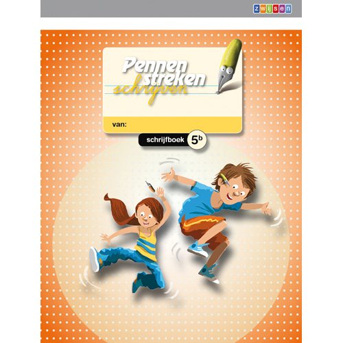 Pennenstreken versie 2 Schrijfboek 5B verbonden schrift (per 5 stuks)