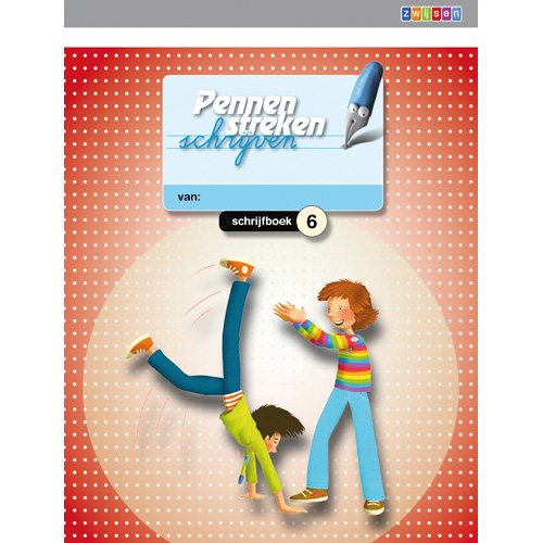 Pennenstreken versie 2 Schrijfboek 6 verbonden schrift (per 5 stuks)