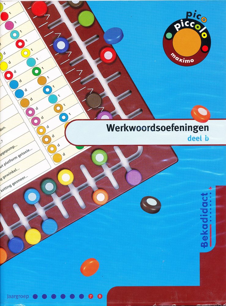 Pico Piccolo Maximo Werkwoordsoefeningen deel B (kunststof doos) groep 7/8