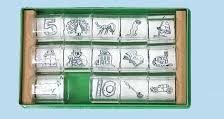 Plaatjes stempels 3 groen