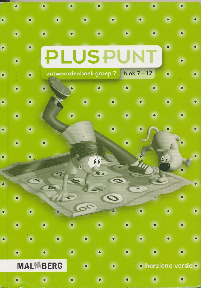 Pluspunt versie 3 Antwoorden blok 7-12 groep 7