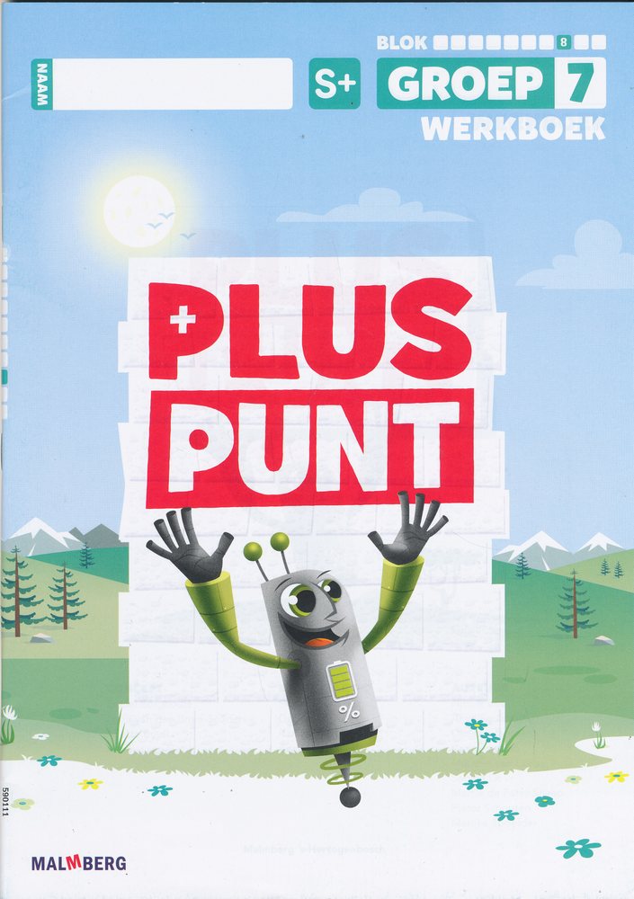 Pluspunt versie 4 Werkboek blok 8 groep 7 S plus (per stuk)