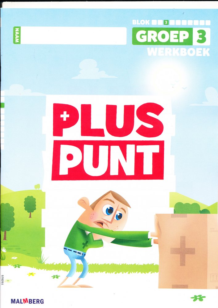 Pluspunt versie 4 Werkboek blok 3 groep 3 (per stuk)
