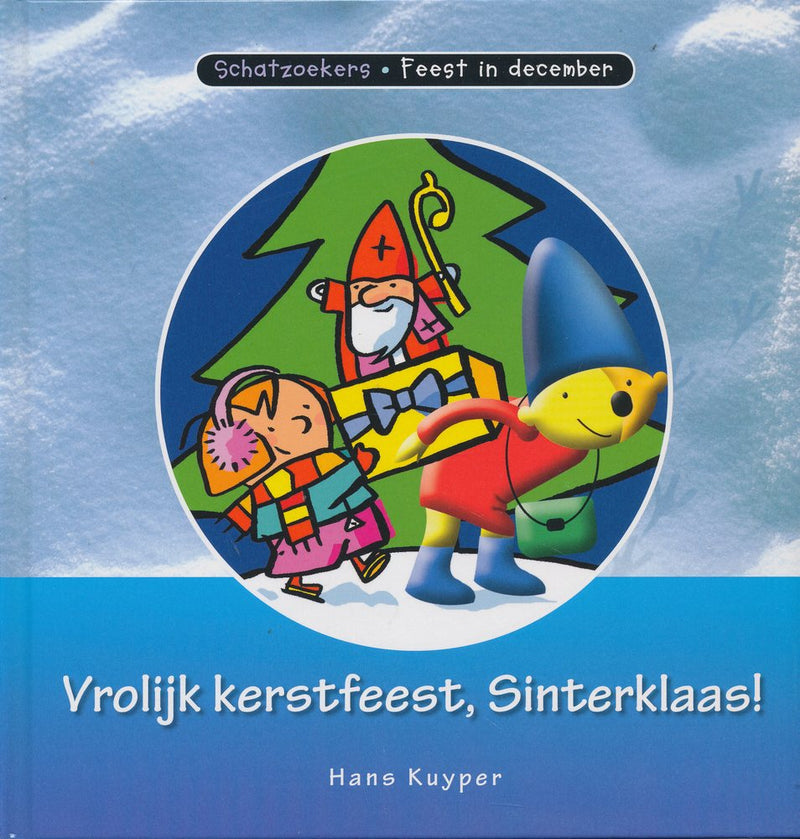 Schatkist Versie 2 Schatzoekers boek; Vrolijk kerstfeest, Sinterklaas!