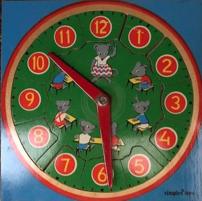 Puzzel Klok met muisjes (zie omschrijving)