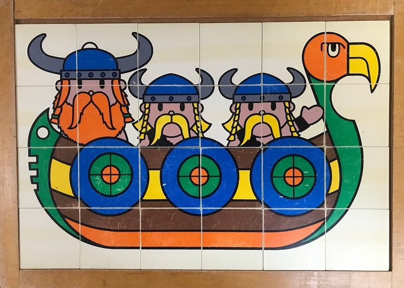 Educo Puzzel Vikingen op een schip