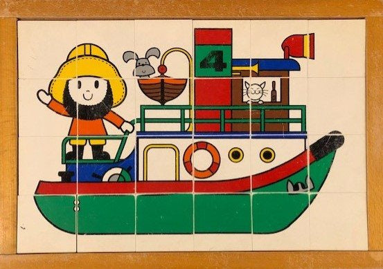 Educo Puzzel een vissersschip