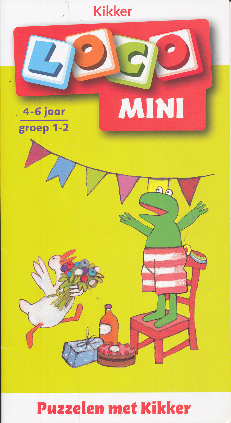 Mini Loco Kikker, puzzelen met kikker