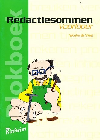 Kinheim Blokboek Redactiesommen voorloper (per stuk)