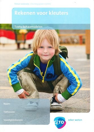 CITO/LOVS Rekenen voor kleuters toets lichaamsdelen (per stuk)