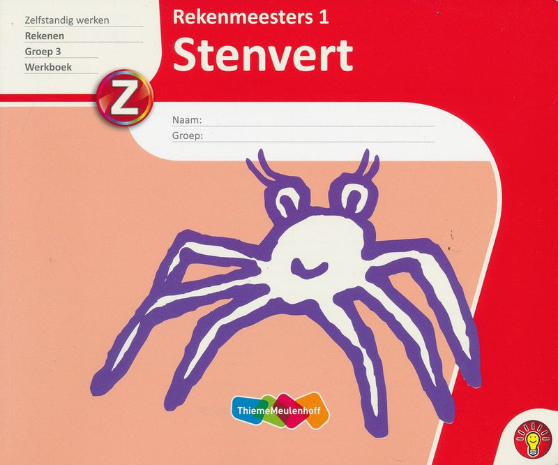 Stenvert Rekenmeesters 1 groep 3 rode kaft (per stuk)