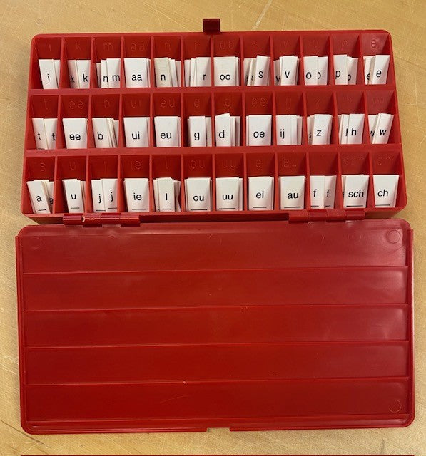 Letterdoos Rood compleet
