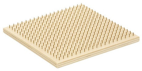Kralenplank hout vierkant (oudere versie)