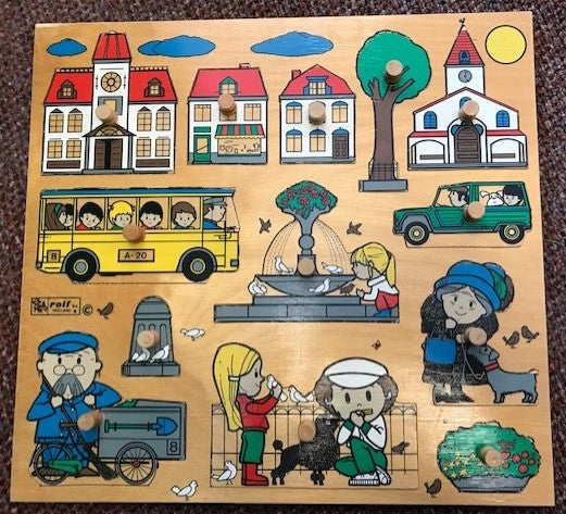Rolf Inlegpuzzel in de stad