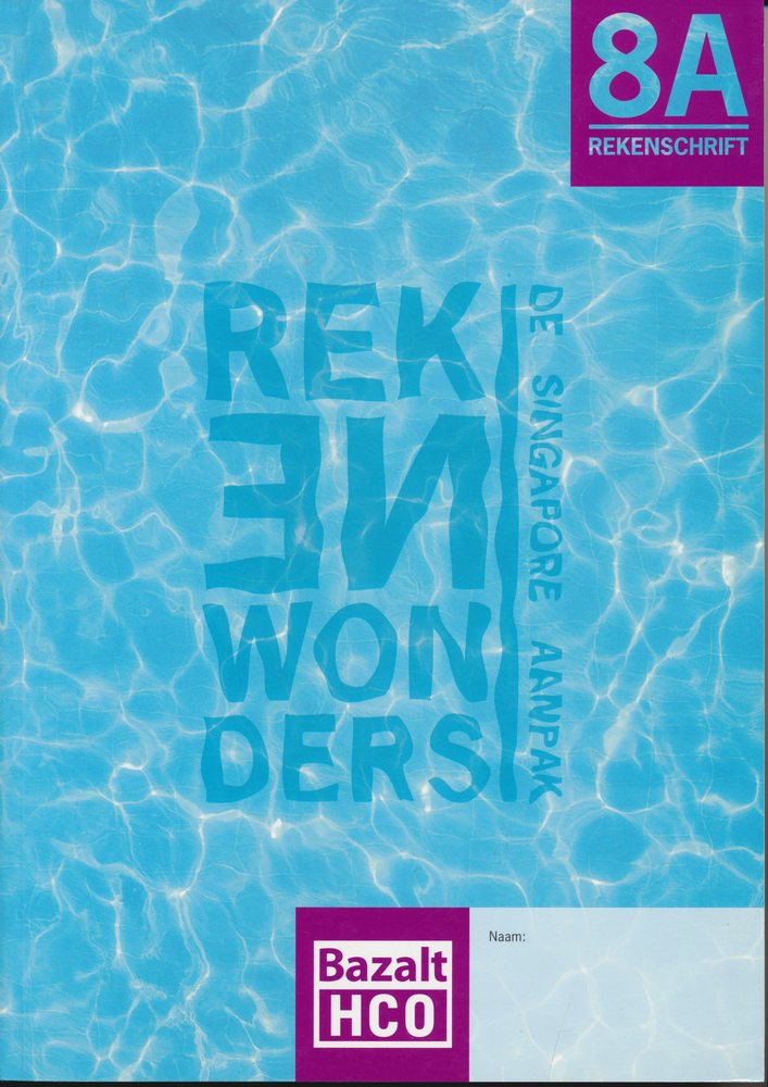 Rekenwonders Rekenschrift 8A (per stuk)