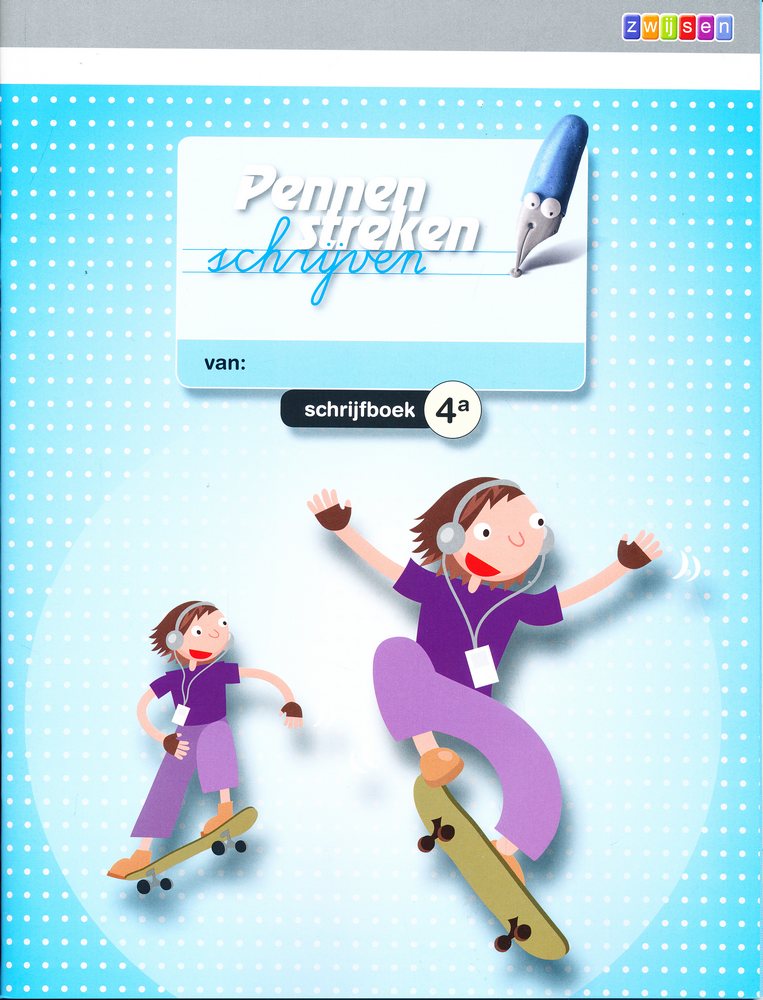 Pennenstreken versie 2 Schrijfboek 4A verbonden schrift (per 5 stuks)