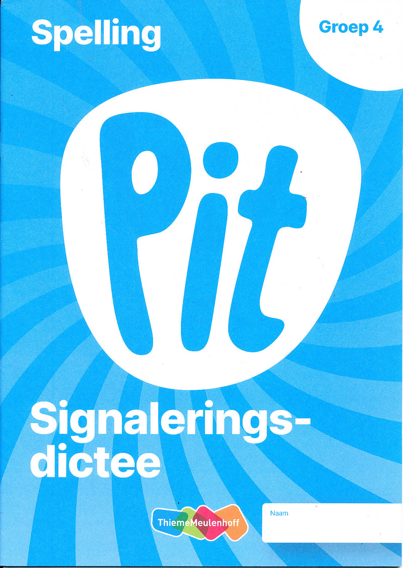 Pit Signaleringsdictee Spelling groep 4 (per stuk)