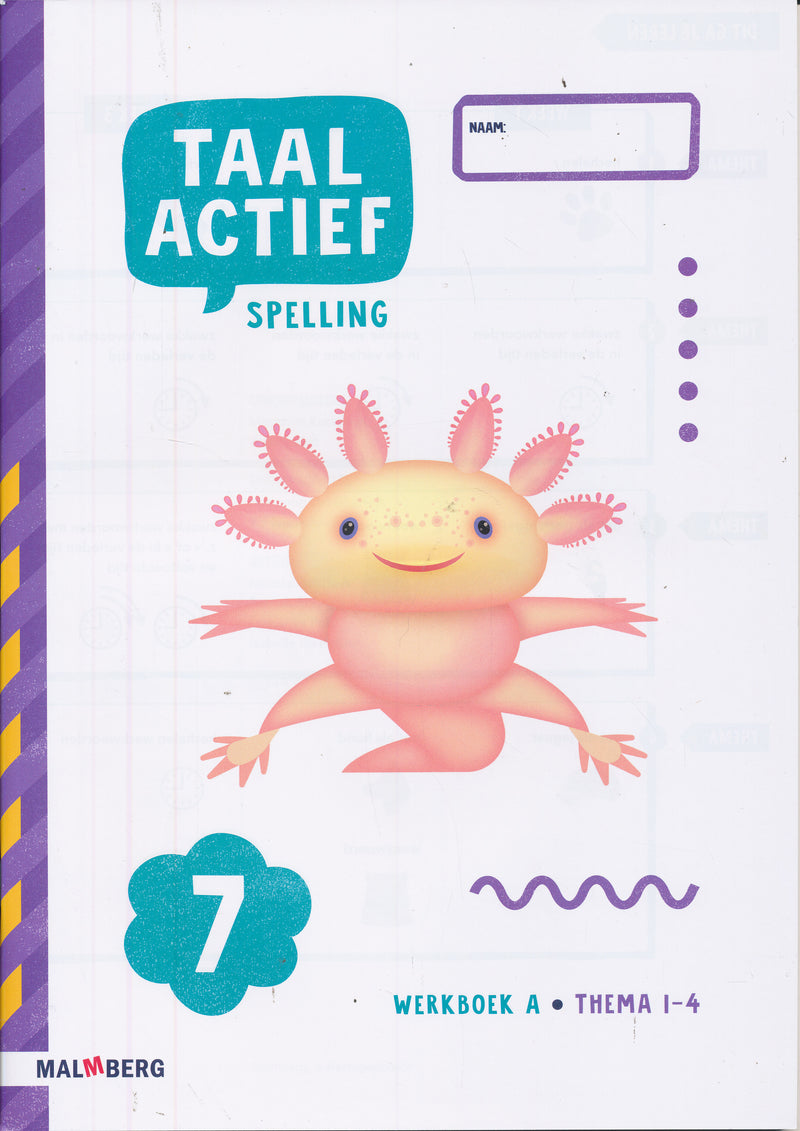 Taal Actief versie 5 Spelling Werkboek A thema 1-4 groep 7 (per stuk)