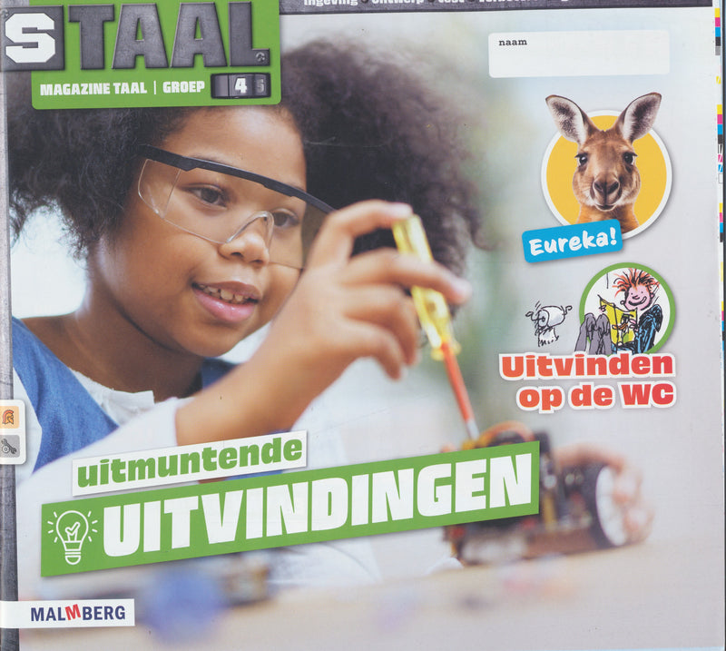 Staal versie 2 Magazine Uitmuntende uitvindingen groep 4 (per stuk)