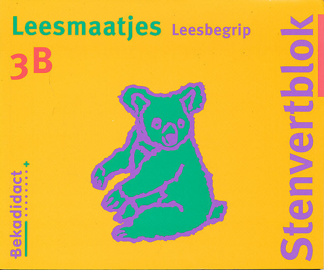 Stenvert Leesmaatjes Leesbegrip 3B (per stuk)