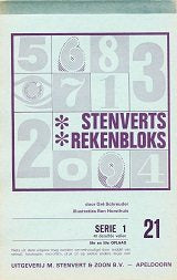 Stenverts Rekenbloks serie 1 deel 21 (zie omschrijving)