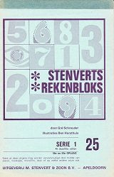 Stenverts Rekenbloks serie 1 deel 25 (zie omschrijving)
