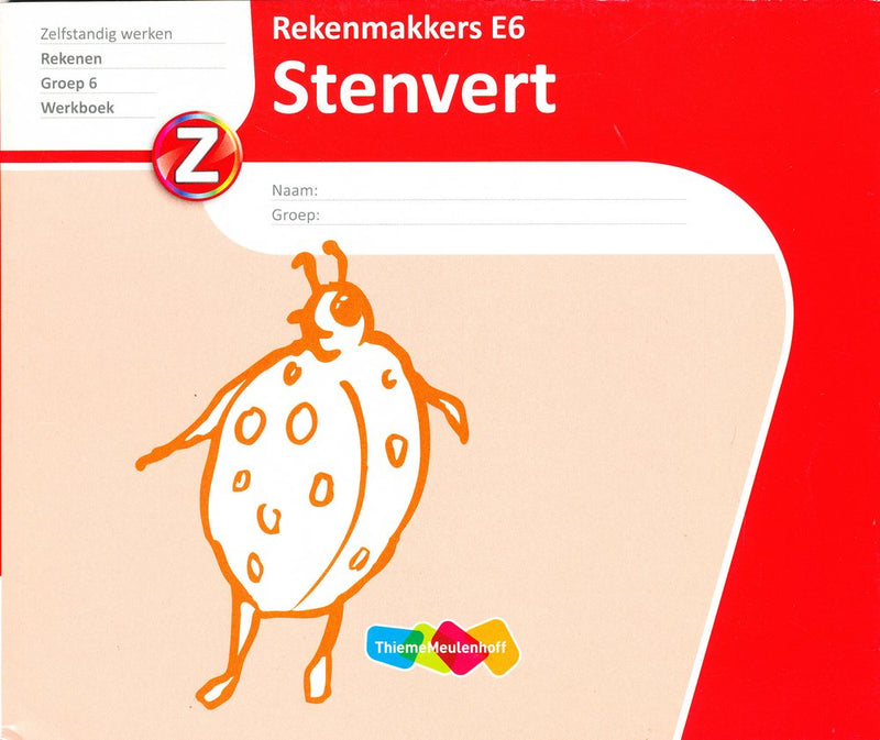 Stenvert Rekenmakkers E6 Rode uitvoering (per stuk)