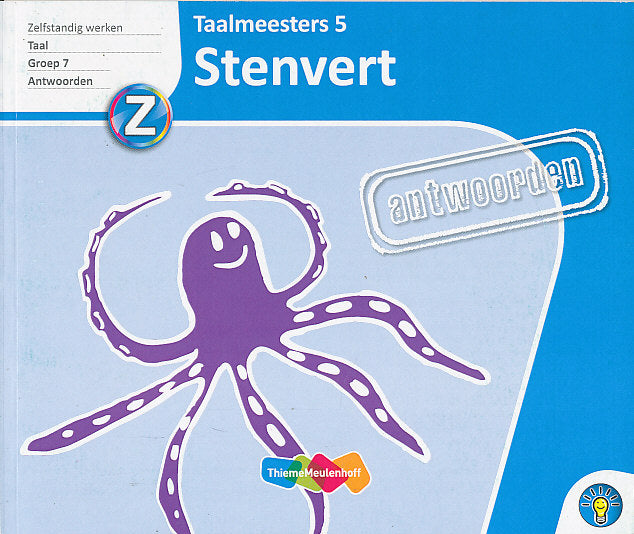 Stenvert Antwoorden Taalmeesters 5 blauwe uitvoering