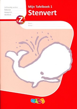 Stenvert Mijn tafelboek 1 groep 4/5 (per stuk)
