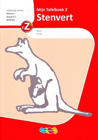 Stenvert Mijn tafelboek 2 groep 4/5 (per stuk)