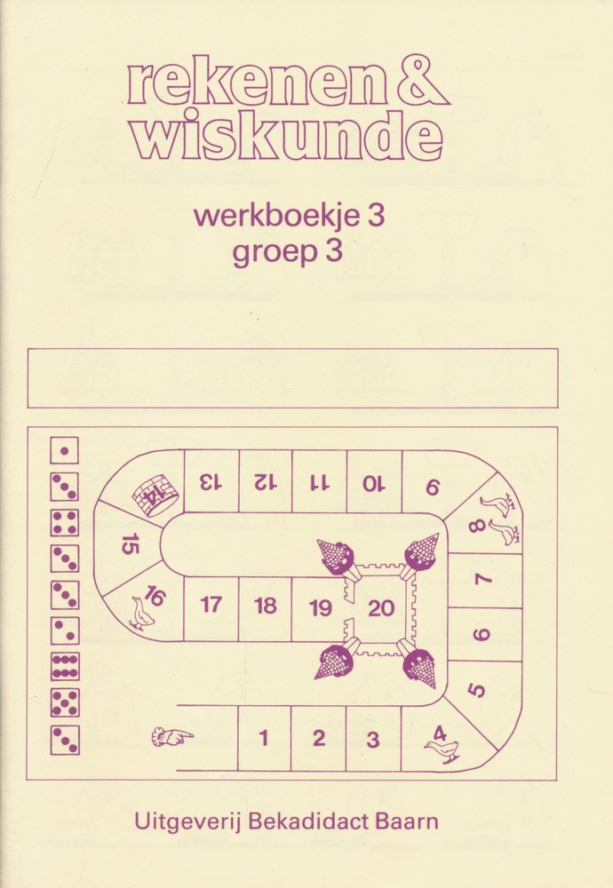 Rekenen en Wiskunde werkboekje 3 groep 3 (per stuk)