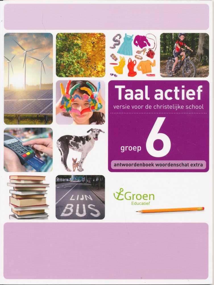 Taal Actief christelijke versie antwoordenboek woordenschat 6