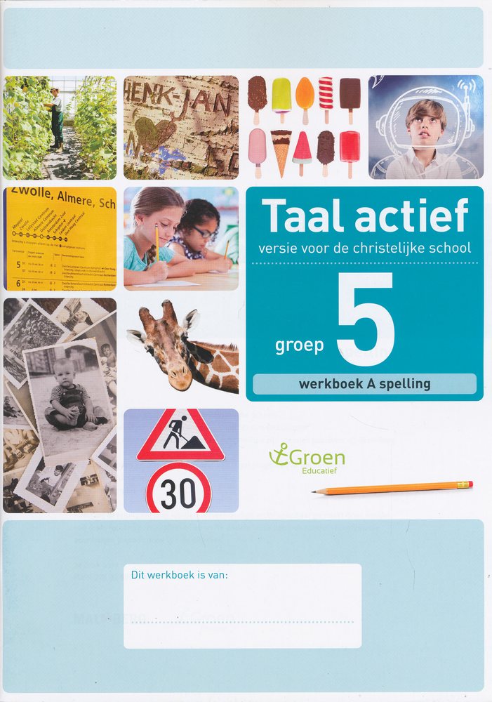 Taal Actief christelijke versie werkboek Spelling 5A (per stuk)