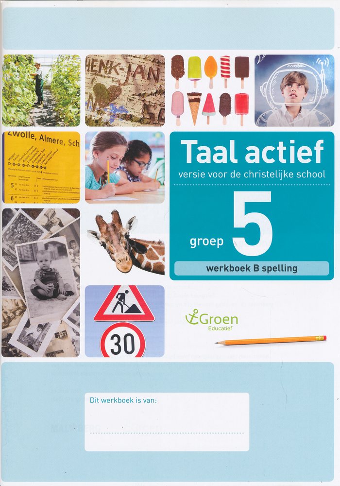 Taal Actief christelijke versie werkboek Spelling 5B (per stuk)