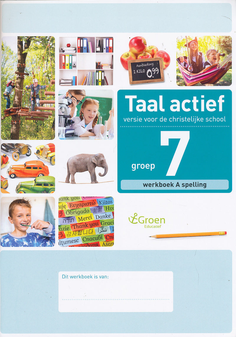 Taal Actief christelijke versie werkboek Spelling 7A (per stuk)