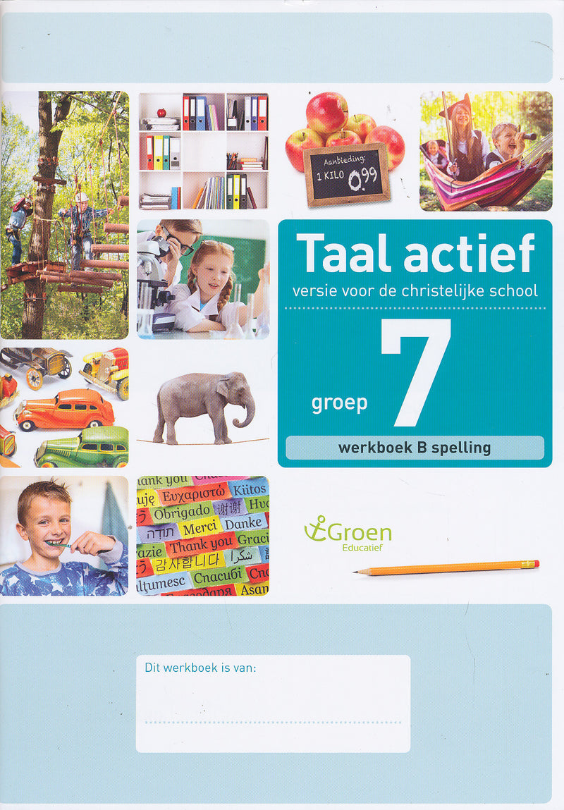 Taal Actief christelijke versie werkboek Spelling 7B (per stuk)
