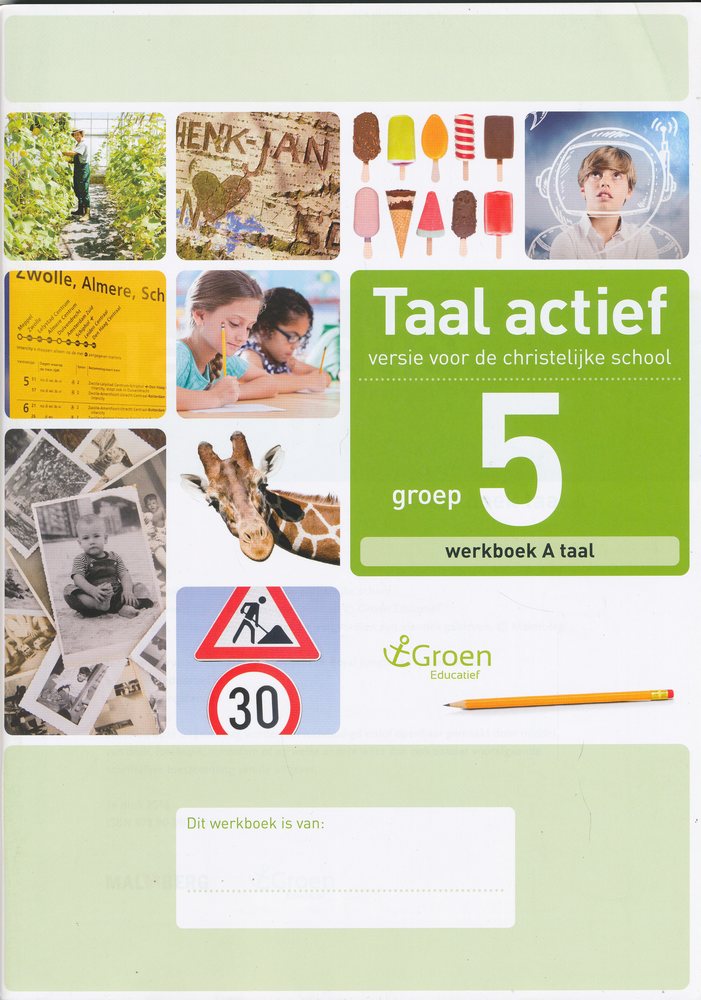 Taal Actief christelijke versie werkboek Taal 5A (per stuk)