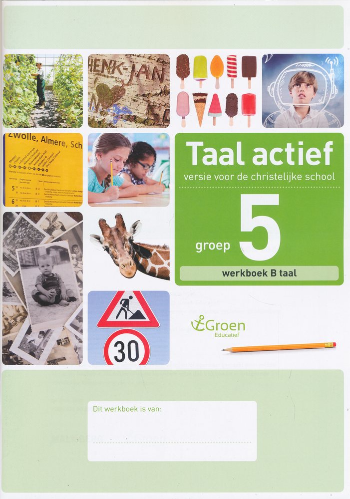 Taal Actief christelijke versie werkboek Taal 5B (per stuk)