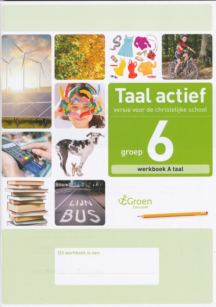 Taal Actief christelijke versie werkboek Taal 6A (per stuk)